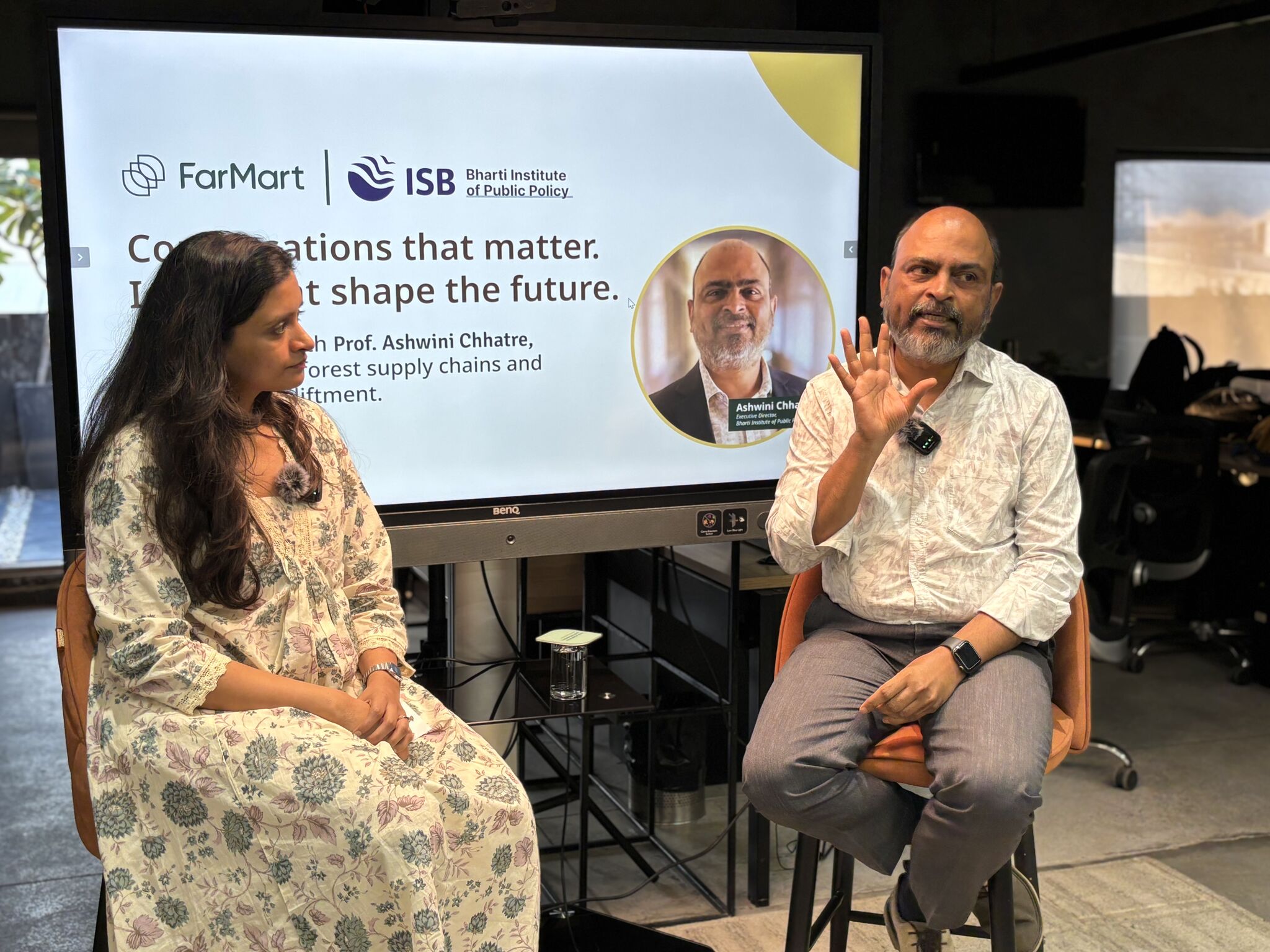 Fireside chat on sustainable supply chains with FarMart and ISB Bharti Institute